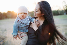 Load image into Gallery viewer, Nursing Mama Essential in Balance Charcoal Gray