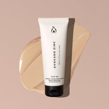 Load image into Gallery viewer, Avocado Zinc SPF50 Natural Tinted Moisturiser Light - Medium 50ml