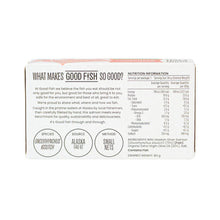 Load image into Gallery viewer, Good Fish Alaskan Salmon in Extra Virgin Olive Oil 125gm can
