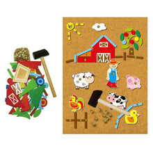 Load image into Gallery viewer, Kaper Kids Farm Tap a Shape Activity Board
