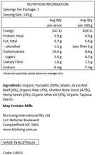 Load image into Gallery viewer, Little Harvesters - Puree Pouch - Grass fed beef, peas, pumpkin, hemp seeds and bone broth with organic olive oil 120g from 6 months (box of 6)
