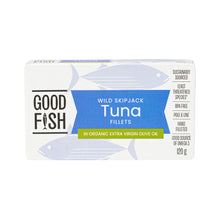 Load image into Gallery viewer, Good Fish Tuna in E.V Olive Oil 125gm can

